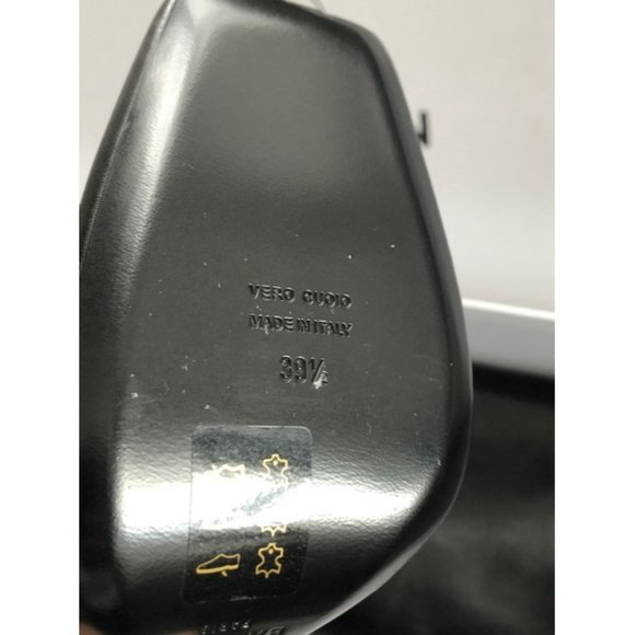 BALMAIN Black Smooth Leather Rea Boots Size EU:39.5 - Picture 9 of 12